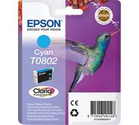 Epson C13T08024011/T0802 Ink cartridge cyan, 435 pages ISO/IEC 24711 7.4ml for Epson Stylus Photo P 50/PX/PX 730/R 265