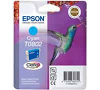 Epson C13T08024020 Original Epson T0802 Claria Photographic Cyan Ink Cartridge