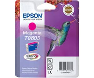 Epson C13T08034020 Original Epson T0803 Claria Photographic Magenta Ink Cartridge