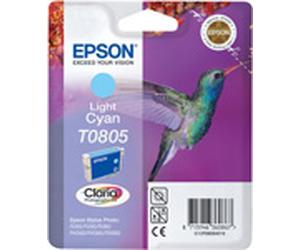 Epson C13T080540 Original Epson T0805 Claria Photographic Light Cyan Ink Cartridge