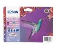 Epson C13T08074010/T0807 Ink cartridge multi pack Bk.C.M.Y.LC.LM. 6x22