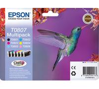 Epson Hummingbird Multipack 6-colours T0807 Claria Photographic Ink