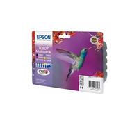 Epson C13T08074021 (T0807) Ink cartridge multi pack, 220 pages, 6x7,4ml, Pack qty 6