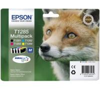 Epson C13T12854012 Original Epson T1285 DuraBrite Ultra Fox Standard Yield Multi Pack BK/C/M/Y Ink Cartridges