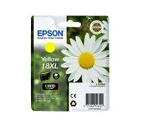 EPSON 18XL ink cartridge yellow high capacity 6.6ml 450 pages 1-pack blister without alarm