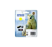 Genuine Epson 26XL, Polar Bear Yellow Ink Cartridge, T2634 C13T26344012