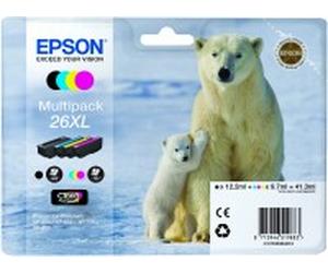 Epson C13T26364010 Original 4 Colour Multipack Epson 26XL Ink Cartridge (T2636) Printer Cartridge