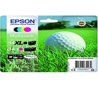 Epson C13T34794010 34 X-Large Consumables Ink and Toner Cartridges, Multipack (X-Large BK STD CMY)
