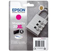 Epson 35XL Magenta Padlock High Yield Genuine Ink, Claria Photo HD Ink Cartridge