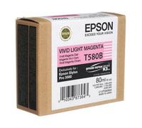Epson C13T580B00 Original Vivid Light Magenta Epson T580B Ink Cartridge (C13T580B00) Printer Cartridge
