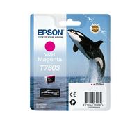 Epson C13T76034N10/T7603 Ink cartridge magenta. 1.4K pages 25.9ml for
