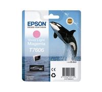 Epson T7606 Killer Whale Vivid Light Standard Capacity Magenta Ink Cartridge 26ml