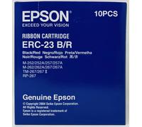 Epson C43S015362 ERC-23BR Original Black Red Ribbon TM-267/M-252/M-262/M-267
