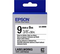 Epson C53S653007 - TAPE - LK-3WBW STRNG ADH BLK-/W - ADHESIVE LK-3WBW BLACK/WHITE 9MM
