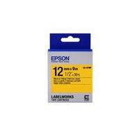 Epson C53S654008 - TAPE - LK-4YBP PASTEL BLK-/YELL - LK-4YBP BLACK/YELLOW 12MM (9M)