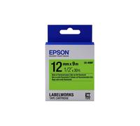 Epson LK-4GBF - Label-Making Tapes (Black on Green, LabelWorks LW-1000P LabelWorks LW-300 LabelWorks LW-400 LabelWorks LW-400VP LabelWorks LW-600P, Blister)