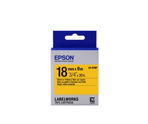 Epson C53S655003/LK-5YBP DirectLabel-etikettes black on yellow 18mm x
