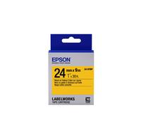 Epson Label Cartridge Pastel LK-6YBP Black/Yellow 24mm (9m)