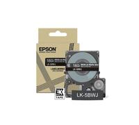Epson LabelWorks[Matte Blue/Black 18mm LK-5LBJ]tape compatible with LW-C410 and LW-C616