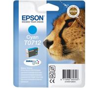 Epson Cheetah Singlepack Cyan T0712 DURABrite Ultra Ink