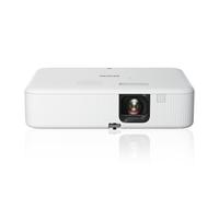 Epson CO-FH02 | Full HD 1080p Smart TV Projector | Android TV | 3LCD | 3,000 Lumens | 391" Display | Easy Setup | Keystone Correction | HDMI | Home a