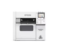 Epson ColorWorks C4000e BK Colour Label Printer Desktop inkjet printer for colour labels with a resolution of up to 1200 x 1200 dpi, a print width of