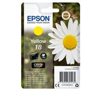 EPSON 18 ink cartridge yellow standard capacity 3.3ml 180 pages 1-pack blister without alarm