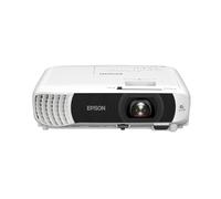 Epson EB-W55 | WXGA Affordable Projector | 3LCD | 4,000 Lumens | 320" Display | Wi-Fi | Split-screen | 2x HDMI | Easy Setup | Home and Office Use | White