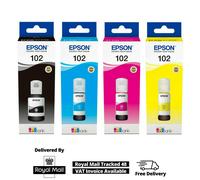 Epson Ecotank 102 Multipack Genuine Ink Bottles for ET-2750 ET-4750 ET-4850 Lot