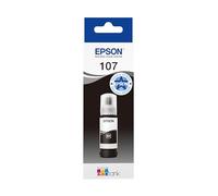 Epson EcoTank 107 Genuine Ink Bottle | Black| High Yield - Up to 3,600 Pages | Compatible with ET-18100 | Brand-made for Optimal Results