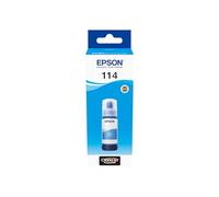 Epson EcoTank 114 Cyan Genuine Ink Bottle, 70ml