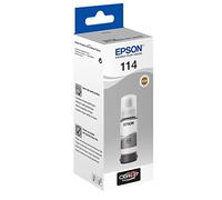 Epson EcoTank 114 Genuine Ink Bottle | Grey| High Yield - Up to 6,200 Pages | Compatible with ET-8500 / ET-8550 Models | Brand-made for Optimal Results