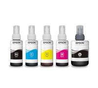 Genuine Epson Original T6642 EcoTank Ink Bottle Cyan 70ml