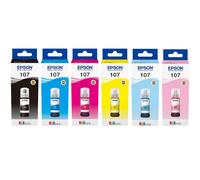 Epson EcoTank ET-18100 Printer Ink Cartridges (6 Pack) -C13T09B140 Multipack Original