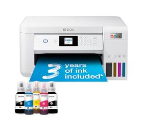 Epson EcoTank ET-2856 A4 Multifunction Air Print and Wi-Fi Ink Tank Printer with double sided printing, Up To 3 Years Of Ink Included