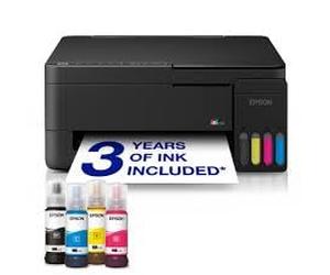 Epson EcoTank ET-2912 | Intensive Home Use | Wi-Fi | A4 | Print, Copy, Scan | AirPrint Compatible | Compact | Up to 3 Years of Ink Included