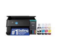 Epson EcoTank ET-2980 Wireless All-in-One Color Supertank Printer with up to 3 Years of Ink, Refillable Tanks, Perfect for Home, 15 PPM, 1.44" Color Screen, Auto 2-Sided Printing - Black