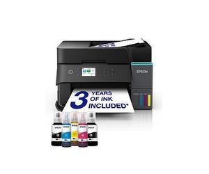Epson Ecotank Et-3950 A4 Multifunction Wi-Fi Ink Tank Printer, With Up To 3 Years Of Ink Included Black