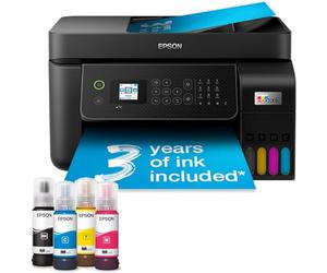 Epson EcoTank ET-4800 Ink Tank Printer | Home & Small Office Use | Wireless & Ethernet| A4 | Print, Copy, Scan, Fax | 3.7cm LCD Screen | ADF | Includes up to 3 Years of Ink