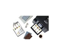 Epson EcoTank ET-5850 Printer with Tanks, 4-in-1 Multifunction Printer: Duplex Printer/Scanner/Copier/Fax, A4, Color Inkjet, Wifi Direct, Ethernet, Charger, Low Cost Per Page