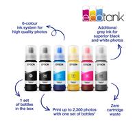 Epson EcoTank ET-8550 Ink Tank Printer | Photo Printing | 6-Colour Inks | Wireless | A3+ | Print, Copy, Scan | 10.9cm Touchscreen | Double-Sided Prin