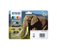 Epson Elephant Multipack 6-colours 24XL Claria Photo HD Ink