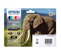 full set GENUINE EPSON 24 Multipack of 6 vacuum sealed ORIGINAL ink cartridges
