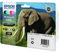 Epson Elephant Multipack 6-colours 24XL Claria Photo HD Ink