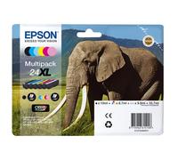 EPSON Ink Cartridge 24XL Claria Photo HD Ink black and five colour standard capacity 55.7ml 1-pack blister without alarm