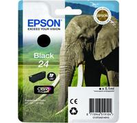 Epson Elephant Singlepack Black 24 Claria Photo HD Ink