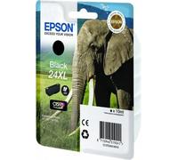 Epson Elephant Singlepack Black 24XL Claria Photo HD Ink