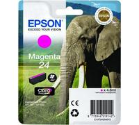 Epson Elephant Singlepack Magenta 24 Claria Photo HD Ink