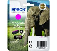 Epson Elephant Singlepack Magenta 24XL Claria Photo HD Ink