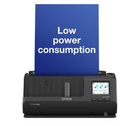 Epson ES-C380W Ultra-compact Desktop Scanner, Wi-Fi 30ppm Auto Feed, PC-Free Colour Scanner with 2-Sided Scanning and Auto Document Feeder (ADF) for